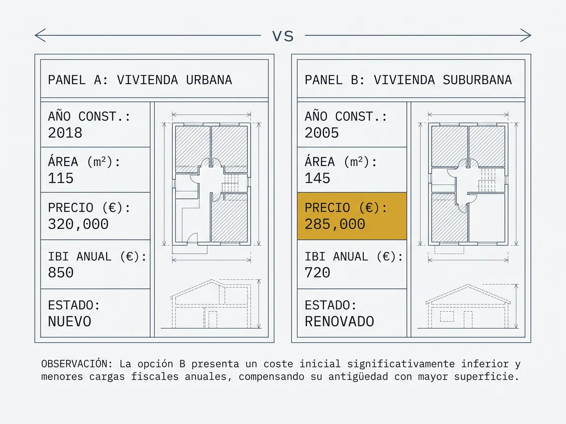 Comparar mercados de vivienda