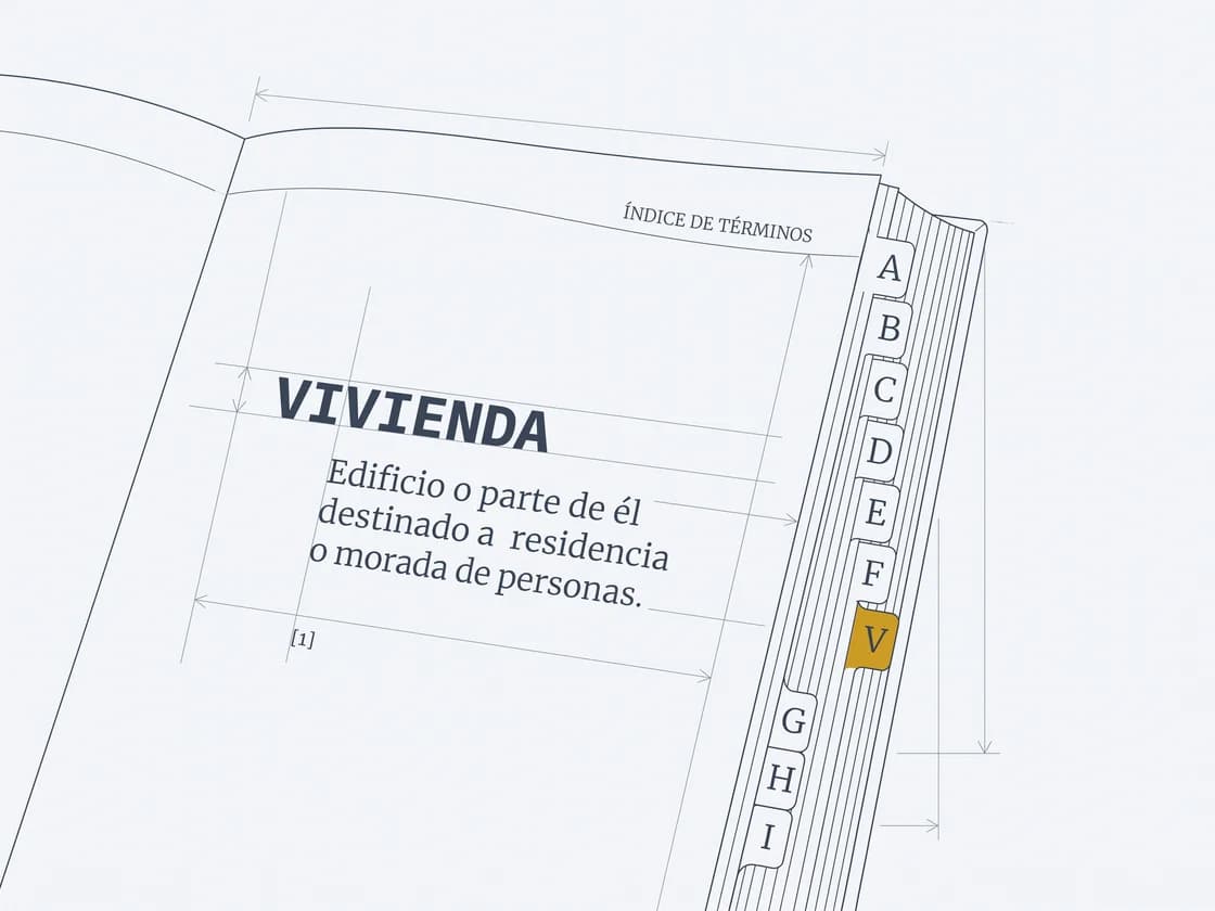 Glosario inmobiliario y fiscal
