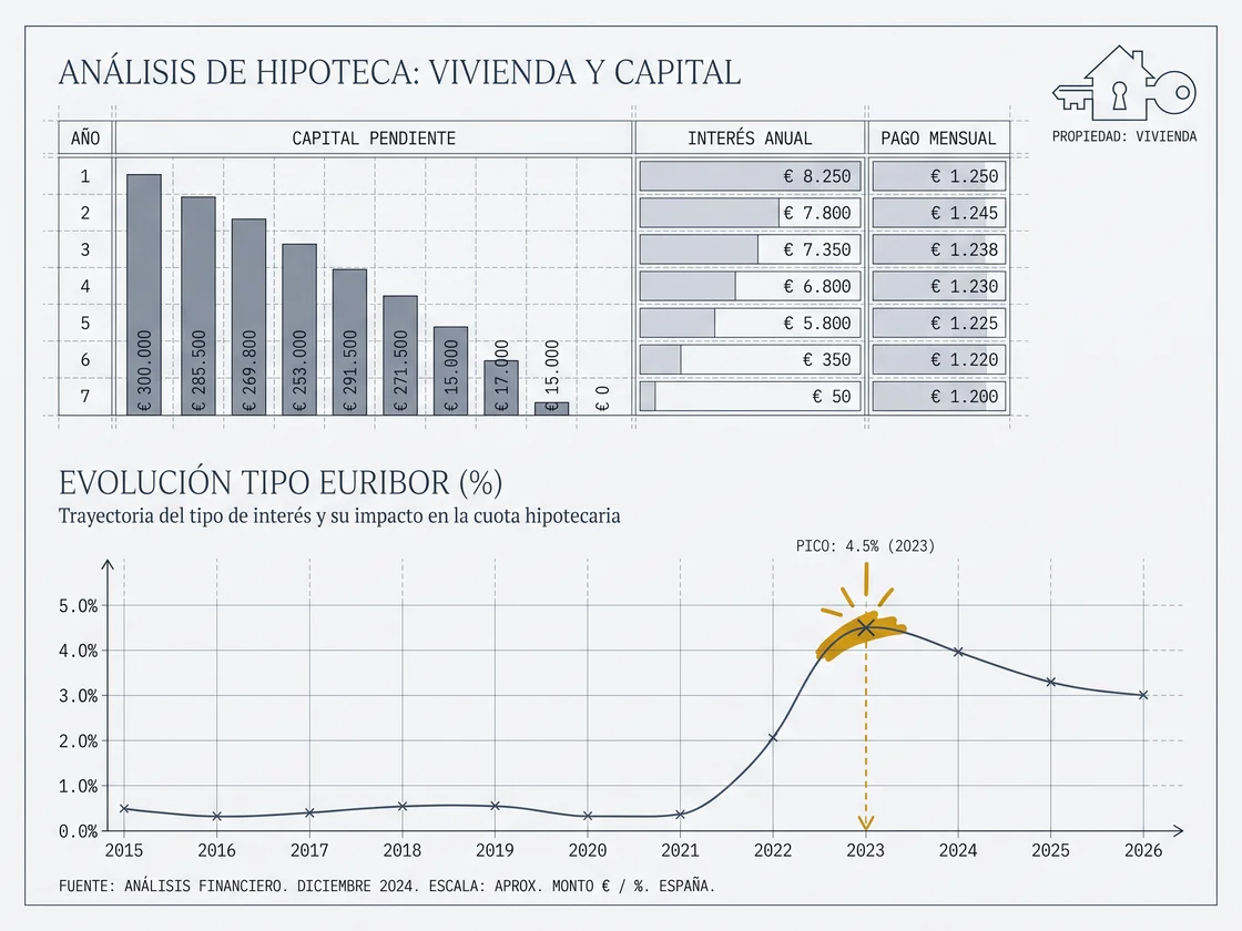 Hipotecas y Euríbor en España