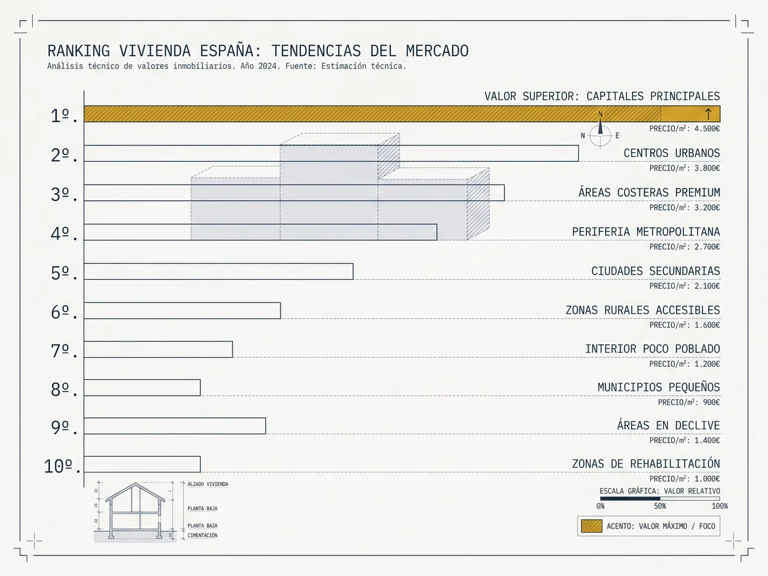 Rankings de vivienda en España